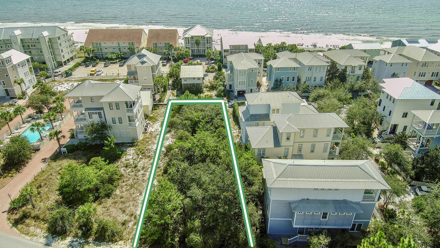 This is a legacy lot ready for your dream beach home. Nestled in the south corner of Eastern Lake Rd there is no need to find a place to park to go to the beach. Walk from where you park on the lot to the conveniently close beach access. Two tiers off the the Gulf you could build a dream home with Gulf views. A lot this close to the Gulf on 30a that is this large is getting harder and harder to find. Great location on the east side of 30A, south of 30A, approximately 2 miles from Seaside, and 5 miles from Alys Beach