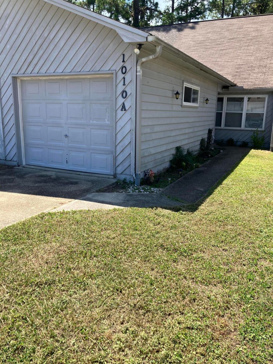 Great two bedrooms and two bathrooms townhome. The first level is the living room, kitchen, and additional bedroom and bathroom. Upstairs you will find the double door to the main bedroom with walk in closet and ensuite bath with a large loft area perfect for a home office. Conveniently located near shopping, restaurants, 5 min to Hurlburt and 11 min to Eglin AFB and the beautiful emerald coast beaches. Nice, updated windows with all window treatment.  This unit is well maintained to include new carpet on the stairs and loft areas and a fresh coat of paint in the interior walls.  Come with a timer delay for the bathroom fan, design switches throughout, and quick install storm shutter for the windows.  Main bedroom is huge. Nice and clean unit.