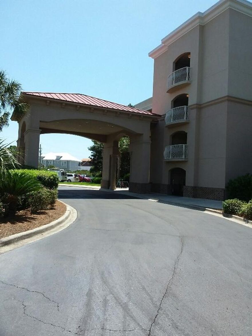 REO - Steps to the sandy white beach from this 1st floor 2+/2 condominium in the prestigious Oceanfront San Remo resort on Santa Rosa Beach! This spacious unit offers, tile flooring in wet areas & new carpet in living areas, a den/office, fresh interior paint, an open kitchen w/solid surface countertops, ample wood cabinetry & a breakfast bar overlooking the living/dining area with sliding doors leading out to an open lanai with pool & ocean views. The master suite has a walk in closet & private bath with jetted tub & separate shower. The gated community has an ocean side pool, fitness center, BBQ area & natural pond with deck. All Information recorded in the MLS is intended to be accurate but cannot be guaranteed, buyer advised to verify. Sold As-Is.