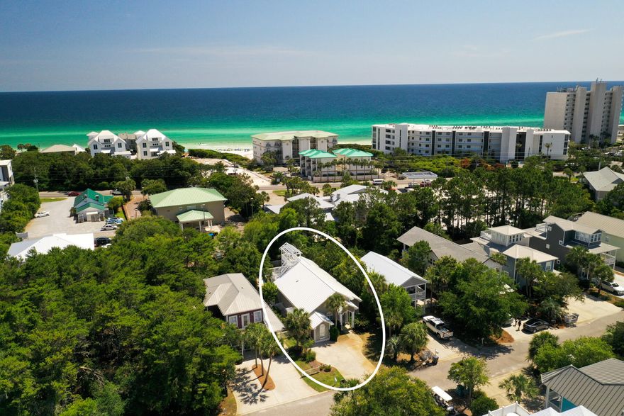 Charming single-level beach home located in the heart of Seagrove Beach, just off Scenic 30A. This well-maintained 3 bedroom, 2 bathroom property is situated only 2 blocks from public beach access and just 2 miles from Seaside, offering quick access to popular dining, shopping, and entertainment. Interior features include a bright open-concept layout with a spacious living area, updated kitchen, and dining spaceideal for both everyday living and hosting guests. The home is being sold fully furnished and turn-key.

The exterior offers a large fenced-in backyard with a private pool, perfect for enjoying the Florida sunshine in a private setting. Whether you're looking for a primary residence, vacation getaway, or investment property, this home presents a fantastic opportunity in a highly desirable area.

Don't miss this move-in ready gem in the heart of 30A!

