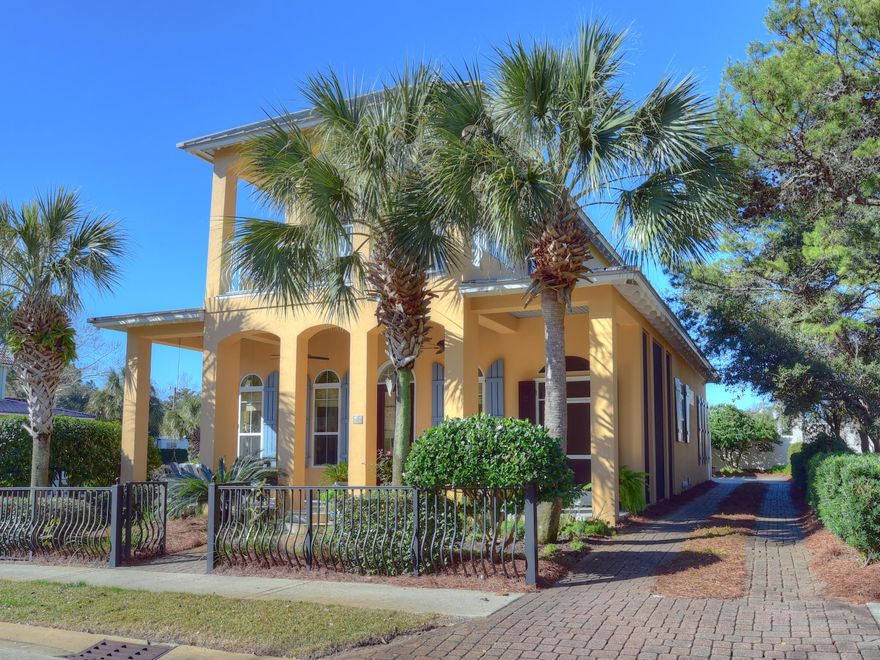 PRICE REDUCTION. Lowest price home in Caribe!! Pride in ownership abounds in this fabulous 3 bedroom, 2 bath home offered furnished along with a golf cart, located in the prestigious community of Caribe. The owners carefully designed this home to maximize every inch of space. Some of those details include a cozy office space under the staircase, storage closets above the regular closets in the guest rooms, and a built in china cabinet. As you enter the home your eyes are drawn to all the natural light and the 12'high ceilings.especially the unique barrel ceiling in the hallway! The open floor plan allows for easy living and enjoyment with the living room, dining area, and kitchen flowing together.