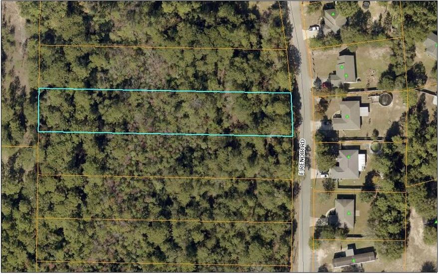 PRICE REDUCTION!!! Check out this .86 acre lot ready for you to establish your new home & located less than 5 mins from town. Restrictions are minimal. Mobile homes, site built, or tiny homes allowed. No minimum sqft requirements. Zoned Urban Residential. This lot has a small creek/wetlands. *Flood Zone X on the front portion with a slight slope down to the creek/wetlands & Flood Zone A at the back. *Electric & city water at E Renoir Rd *Septic Required. *No Active HOA or assessment fees. Buyer needs to verify building codes, zoning regulations, wetlands & flood zones, etc., with proper local authorities to ensure the ability to utilize the property for intended use. The adjacent lot 4 is also available.