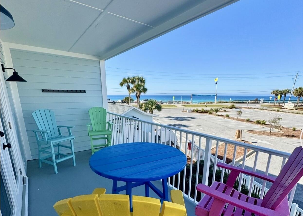 Fully Renovated Gulf-View Condo - Unit 210 at Summerspell. This beautifully updated second-floor condo offers breathtaking views of the shimmering turquoise Gulf waters and is nestled within the serene and charming Summerspell complex. Unit 210 radiates warmth, style, and timeless coastal character, making it the ideal combination of a personal beach retreat and a high-performing, income-producing investment. From 2024 to 2025, the entire building underwent a full exterior renovation, including new siding, windows, doors, balconies, railings, walkways, and a new roof--delivering lasting value and peace of mind for owners and investors alike. Inside the unit, numerous upgrades have also been completed. A new 2-ton heat pump/condenser and air handler were installed in October 2024, along with a new 40-gallon water heater. In March 2025, a 50" Vizio TV and a new GE range were added to the space. The living room furniture, including a stylish new sofa and chair, was purchased in September 2023, and a new bathroom vanity was installed in either 2022 or 2023, further enhancing the interior comfort and appeal. The only major appliance not yet replaced is the refrigerator; however, the microwave and dishwasher include manufacturer nameplates that indicate their production dates.
Currently the only available unit in the complex, Unit 210 represents a rare opportunity to own a fully renovated, turnkey property with stunning Gulf views, modern upgrades, and a strong rental history. Whether you're seeking a personal escape or a profitable investment, this coastal gem delivers on all fronts.