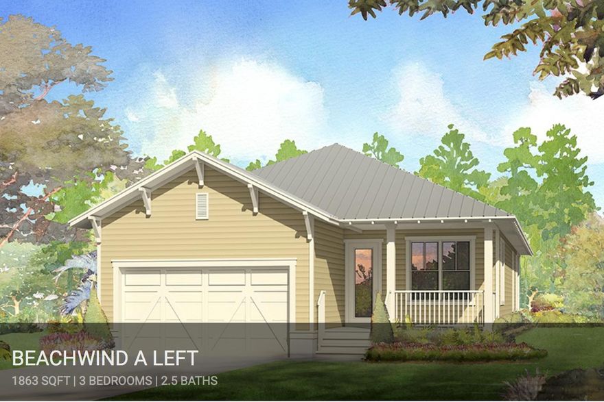 This is the lowest price brand new 1 story, 2 car garage home SOUTH of 98. Price includes base price of home and homesite premium. Upgrades and finishes can be selected at this time which could increase price. Beautiful homesite backing to Point Washington for the ultimate privacy and relaxation. Gorgeous master suite with trey ceiling and large bath with double vanity and walk in shower. Spacious walk in closet with plenty of room. Our standards are other builders upgrades- shaker cabinets, wood floors throughout, tankless hot water heater, built in appliances with gas cooktop , and much more! Plenty of customizations available and onsite designer that can help make selections.