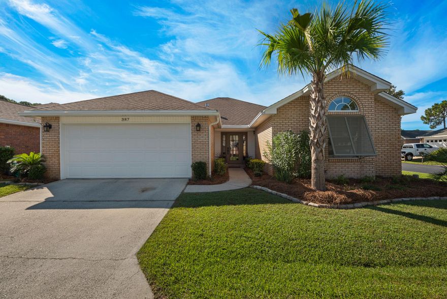Once you walk in the front door, you will be impressed by the wide open concept living areal! This spotless home has been beautifully updated with new engineered wood flooring in the living area, granite in the kitchen and a new custom fireplace mantel. All on one level this is an easy living home! Sit on your screened in patio and listen to the birds as you drink your morning coffee or your adult beverage in the evening! A list of recent upgrades is in documents.Come see this beautiful home today!