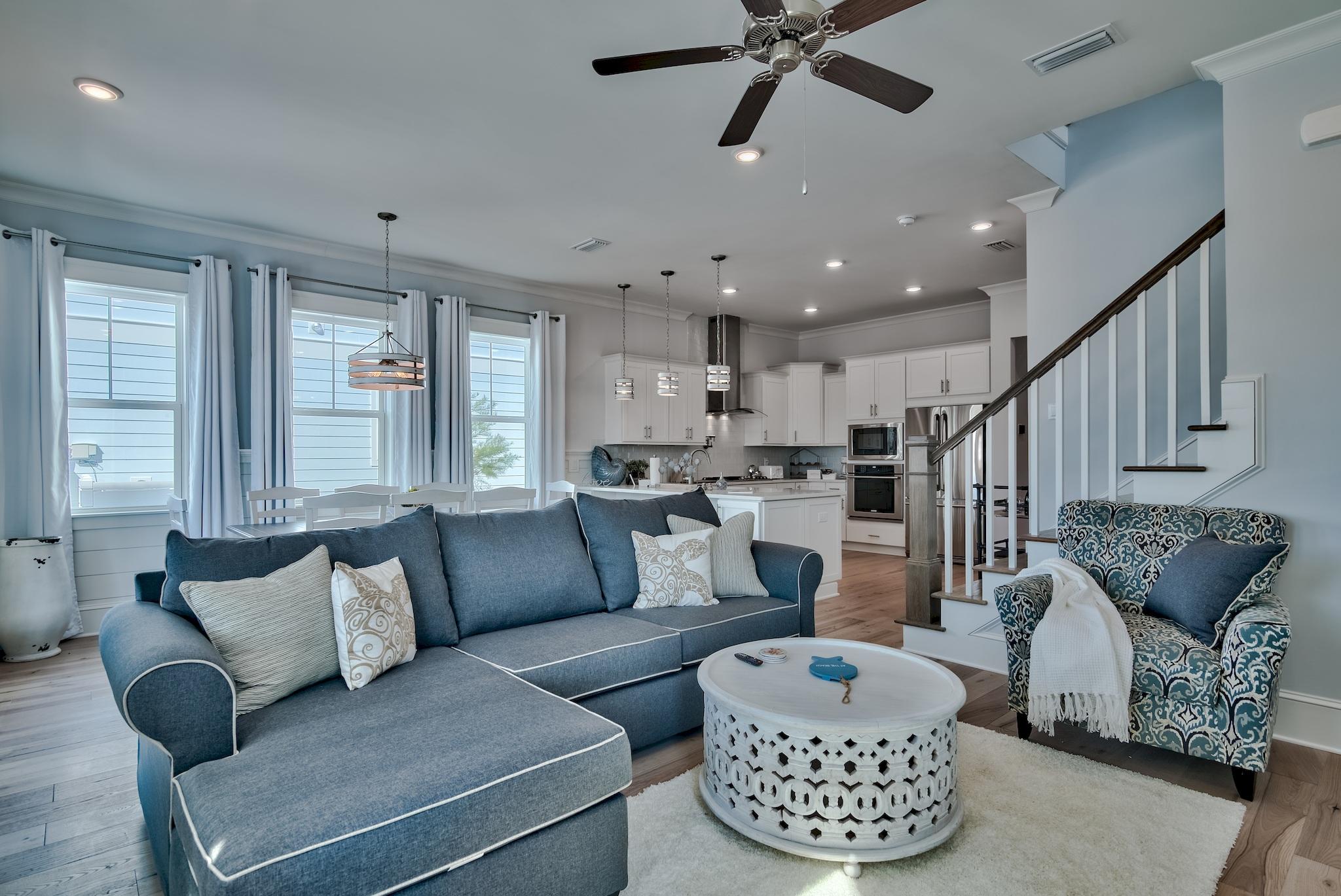 Strong rental numbers of $80,000 FROM 2020! Immaculate details inside and out, plush furnishings with hardwood flooring makes this gorgeous 4 bed/3.5 bath beach home the perfect coastal retreat! Crisp, neutral decor and hues are accented by touches of coastal colors and pair perfectly with the open and spacious floor plan filled with an abundance of natural light. Offered fully furnished and turn key ready for 2021! The open ''Bali'' floor plan flows throughout and provides great space to enjoy entertaining and relaxing with family and friends. The ''Bali'' offers one master on the main floor and three upstair guest bedrooms with one including an ensuite bath. $150 HOA FEES.