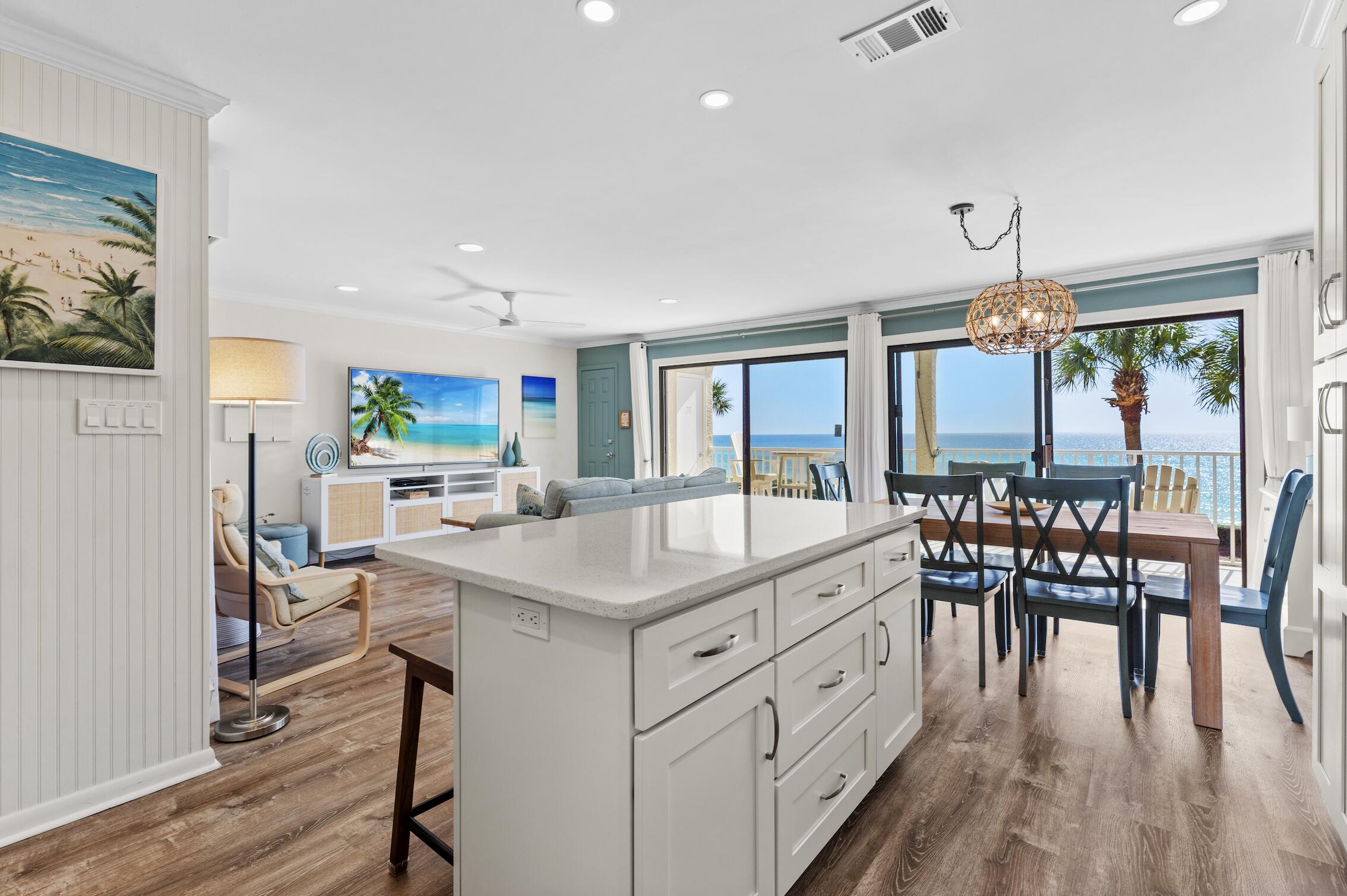 Absolutely STUNNING designer remodel! This two bedroom two bath corner unit has been completely renovated and located less than one mile from Alys Beach, and a mile and a half from Rosemary Beach. High end furnishings and artwork will surround you and your guests in luxury. Gorgeous gulf views will take your breath away! This quiet area of beach is private and refreshing, yet close enough to all of the restaurants and shopping that 30A is famous for! Rental projections of $80,000-90,000.
