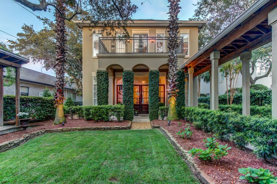 Property is under contract, seller will accept back up offers until buyer removes inspection contingency. Nestled on beautiful Joe's Bayou and walking distance to Destin Elementary stands this gorgeous Seaside meets New Orleans home. Built in 2001 and designed by Savoie architects. Nothing compares to the quality and detail you will find in this home.! The main house is 3 BR/3.5 BA w/ 3,312 sq ft and guest house is 1BR/1 BA w/ 725 sq ft , with a total of 5,866 sq ft under roof. Twelve foot cypress ceilings in the kitchen and dining room, four piece crown molding and ten inch baseboards throughout the entire home. Eight foot solid wood interior doors, twelve sets of mahogany exterior, french doors. Upstairs master suite is a whopping one thousand square feet of spacious living space.