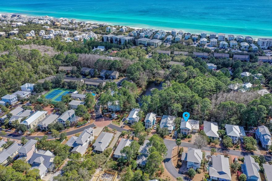 This 3 bedroom, 3 bath custom Florida Cottage is located in Cassine Village, in the heart of Seagrove Beach. 285 offers hardwood floors, garage, granite tops, full laundry room and pantry. Cassine Village offers two tennis courts, two community pools, hiking trails and only a short stroll from the Gulf of Mexico's beautiful sugar white sand beaches and emerald green waters! .  This property comes fully furnished. A great private residence, second home, or investment opportunity.