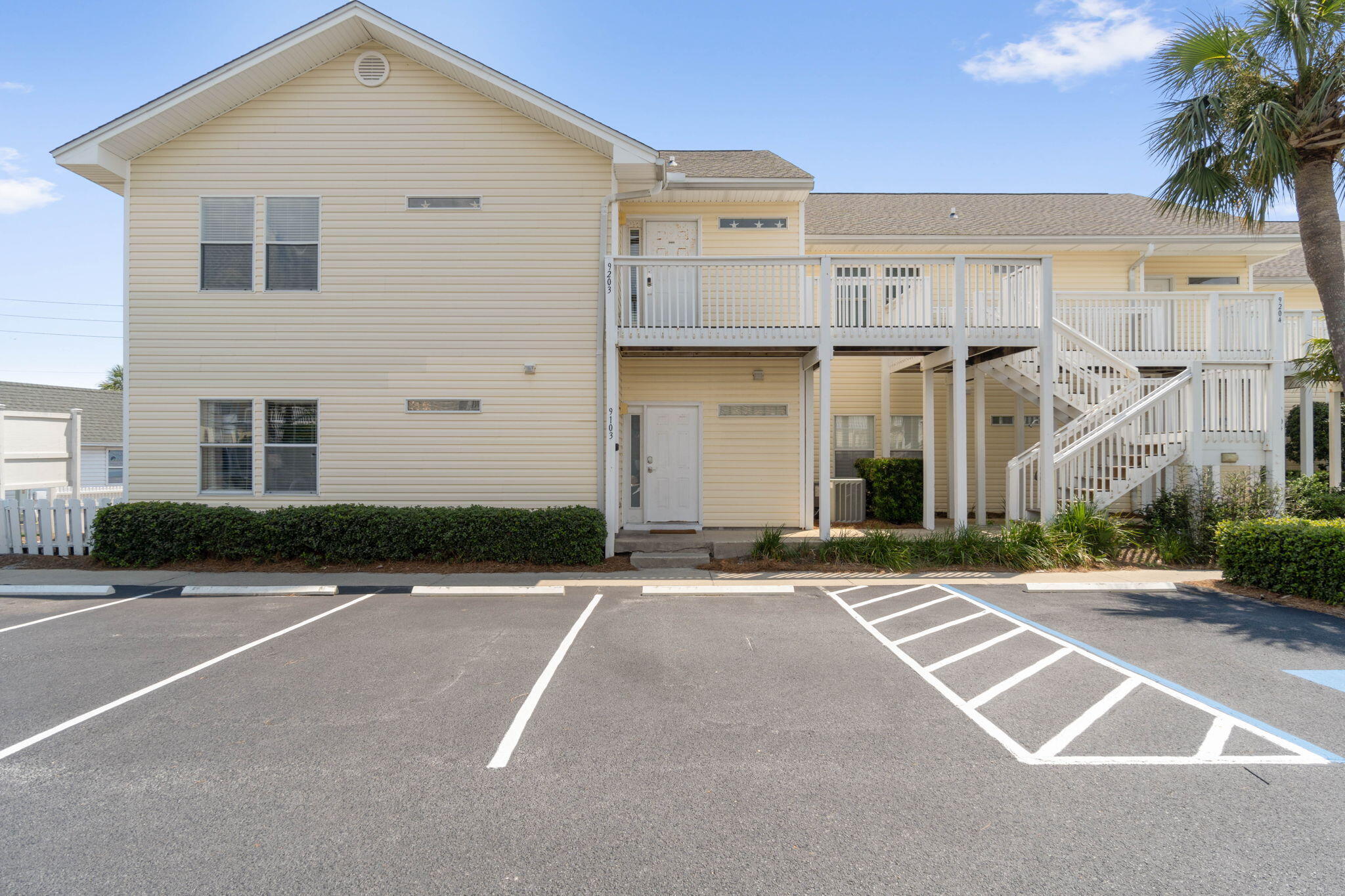 $40,000 Rental Potential! This exceptional 2-bedroom, 2-bath condominium in the highly sought-after Sandpiper Cove isn't just a beachside retreat--it's a high-performing investment, w/ rental projections reaching an impressive $40,000 last year. This 1,132 sq. ft. unit combines luxury living with substantial income potential. Located in the heart of Destin, within the ''Beach-Walk'' area of Sandpiper Cove, this property offers the best of both worlds: tranquil beachfront living and vibrant community amenities. Imagine waking up just steps away from the private, sugar-white sandy beaches, where you can soak up the sun or take a refreshing dip in the emerald waters. The 43-acre, amenity-rich community features everything you could wish for in a vacation destination- including 5 swimmin pools (2 heated), 6 tennis and pickleball courts, and a 9-hole par-3 golf course that winds through the property. For the boating enthusiast, Sandpiper Cove offers canal boat docking, making it easy to explore Destin's famous waterways. This charming condo is thoughtfully designed with a spacious, open floor plan that effortlessly blends comfort and style. The private backyard covered patio is the perfect spot to unwind with a glass of wine as you take in breathtaking sunset. The interior is tastefully decorated creating a relaxed, tropical atmosphere that invites you to unwind. Dining options within the community, from the fine dining experience at Louisiana Lagniappe to the casual, toes-in-the-sand vibe of Rick's Sand Trap Tiki Bar. Both are just a short stroll from your front door, adding to the convenience of this incredible location. Whether you're looking for a personal getaway, or a strong investment property with proven returns, this Sandpiper Cove gem deliverer's on all fronts! Don't miss out on this rare opportunity to own a piece of paradise in one of Destin's most desirable communities!