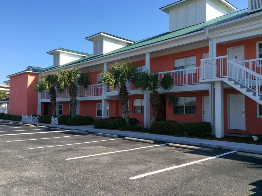 This cozy fully furnished 1BR/1BA condo sits directly in line with the beach access boardwalk on Okaloosa Island. This condo features an open living, dining, and kitchen and a spacious bedroom. The complex of Tropical Isle offers a grilling area, laundry facility, and a community pool. This rental is pet friendly with approval and deposit.