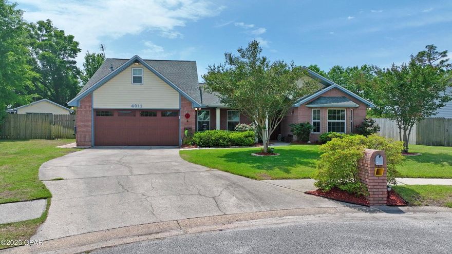 Stunning 4-bedroom, 3-bathroom pool home located on a quiet cul-de-sac at 4011 Mary Louise Drive. This beautifully updated, move-in-ready home offers the perfect blend of comfort, privacy, and convenience. Inside, you'll find a spacious family room with a gas fireplace and a modern kitchen featuring updated cabinets, a stylish tile backsplash, stainless steel appliances, and a built-in wine fridge. Enjoy meals in the formal dining room or the cozy breakfast nook.The backyard is a private retreat with a sparkling inground pool, paver deck, and full privacy fencing. Additional features include an attached 2-car garage, plus a detached garage and workshop with lean-to--ideal for storage, hobbies, or additional vehicles. A double gate provides easy access for a truck, trailer, or boat. The home also offers approximately 340 square feet of climate-controlled attic storage not included in the heated and cooled square footage, along with 120 square feet of covered porch space perfect for relaxing mornings or evenings.
Located just minutes from Lynn Haven, grocery stores, schools, and Panama City Beach, this home truly checks all the boxes. Schedule your showing today.