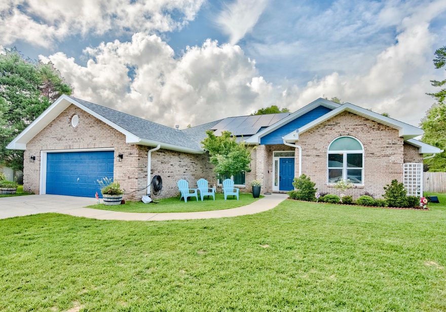 Upgrade! Upgrade! Upgrade! This elegant ranch style home with a spacious 2.5 car garage located on a cul-de-sac in one of the esteemed Rocky Bayou Estates neighborhoods is a near 100% remodel with a 22' long kitchen with granite counters and all new stainless appliances. The master bath displays custom cabinets, makeup vanity, dry sauna and curb-less shower. Bamboo floors installed throughout the house. Energy efficient with a sealed attic, new roof, new water heater, solar panels, low-e Impact windows, and recirculating hot water. Smart home with smart thermostat, smart sprinkler system, smart locks, Ring door bell and outdoor motion detecting solar powered cameras with flood lights. Newly built brick lockable weekend away mailbox.