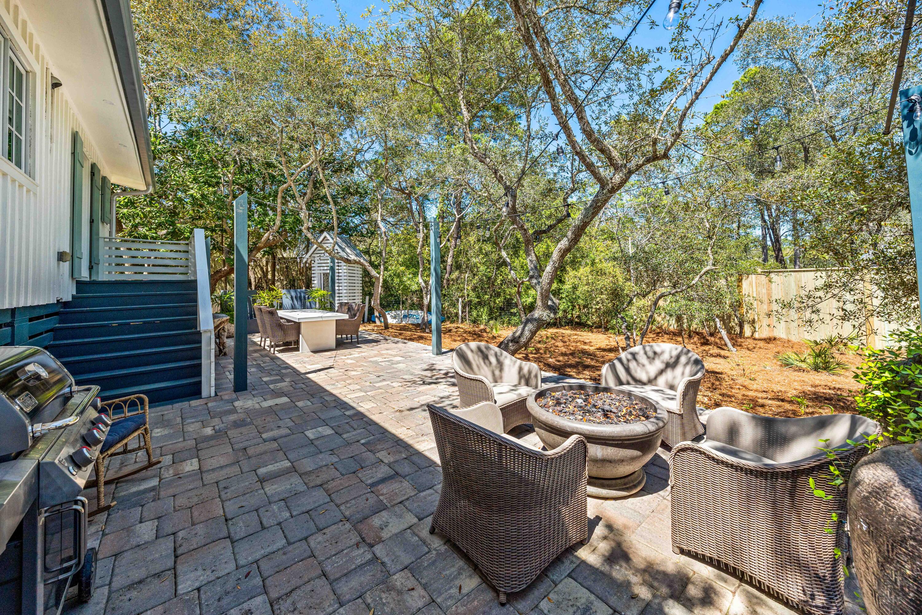 Price Improvement! Find all the charm of Old Seagrove impeccably updated with modern convenience at this adorable 3BR/2BA plus bonus sleeping room in this coastal cottage only two blocks from Scenic Highway 30A and the beach and just a short stroll to Seaside. A home with a history, this cottage was moved from Point Washington to Seagrove in 2007 and completely renovated including a brand new roof, new privacy fence and water feature and new interior and exterior paint and contemporary fully updated kitchen and bathrooms. You'll find character at every turn as you enter the welcoming living spaces - shiplap walls, vaulted beamed ceilings, refinished oak floors, and designer lighting. Accessed directly from the living area, a classic screened porch is the perfect place to enjoy a good book