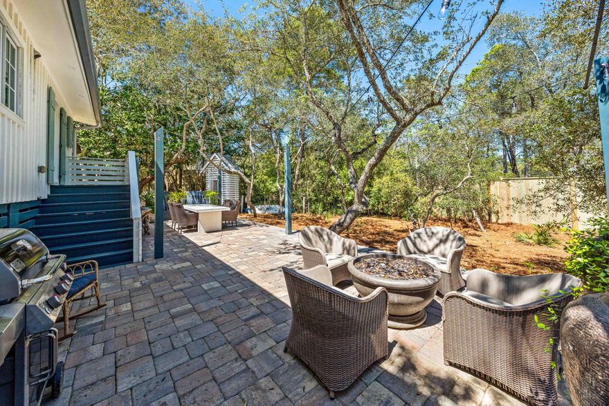 Price Improvement! Find all the charm of Old Seagrove impeccably updated with modern convenience at this adorable 3BR/2BA plus bonus sleeping room in this coastal cottage only two blocks from Scenic Highway 30A and the beach and just a short stroll to Seaside. A home with a history, this cottage was moved from Point Washington to Seagrove in 2007 and completely renovated including a brand new roof, new privacy fence and water feature and new interior and exterior paint and contemporary fully updated kitchen and bathrooms. You'll find character at every turn as you enter the welcoming living spaces - shiplap walls, vaulted beamed ceilings, refinished oak floors, and designer lighting. Accessed directly from the living area, a classic screened porch is the perfect place to enjoy a good book