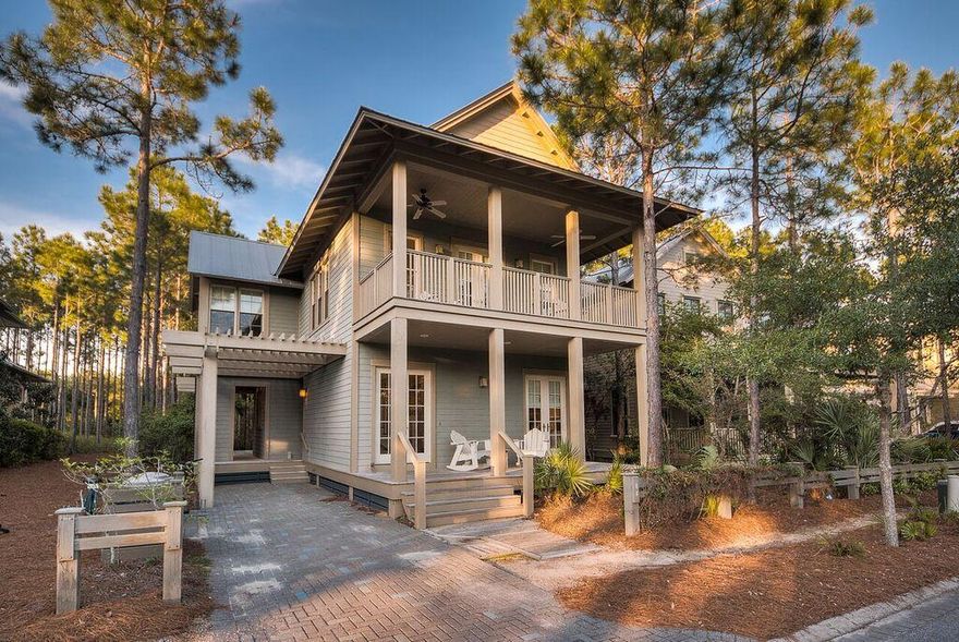 Incredible home close to kids camp, pool and other popular WaterColor Amenities. This beautifully furnished and freshly updated home features 4 spacious bedrooms, 4 full baths, open concempt living/dining/kitchen with high-end appliances, granite counter tops and excellent storage.