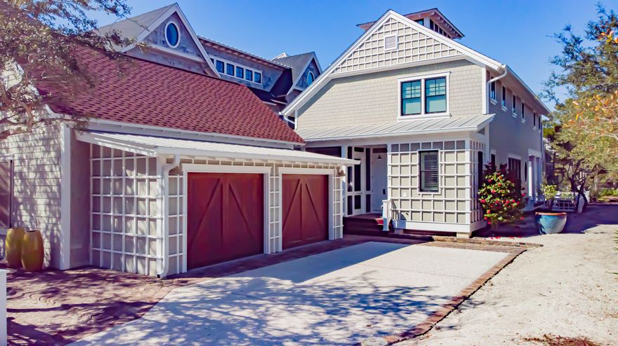 SEE OUR 3-D WALK THRU - Seller entertaining all reasonable offers. Revel in this fully furnished, turn-key, 4 Bedroom, 4.5 Bath masterpiece and embrace the lifestyle you have always dreamed of living in Watersound Beach! This beautifully decorated luxury home offers a fabulous kitchen with a gas jenn air stove, center island and lots of cabinets, large spacious living room with fireplace, dining room, and master suite on main level. Second level offers three chic bedrooms with private baths and a sitting area. A third level level provides an entertaining bar and a balcony. Extra features include large storage room, 20x9.6 screened porch,18.9x9.6 covered porch hardwood and marble floors, plantation shutters very good size laundry and a 3 car garage.