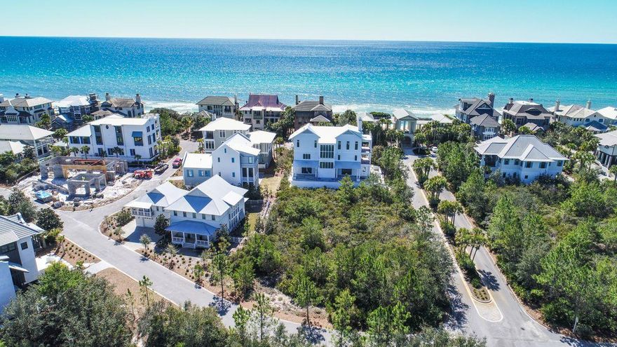 On the corner of Bermuda and Retreat Drive. This large corner homesite can easily host a pool, parking and 2 or 3 story home. Potential for views. Only steps to the beach club.The Retreat is a non-rental Gulf front community on 90 acres south of 30A in Blue Mountain Beach. Amenities include gated access, Gulf front Beach club 4 beach accesses. The Retreat is nestled between nature preserve, the Gulf of Mexico and Draper Lake. There is 3,000 feet of beach frontage to enjoy the last perfect beach. It is picturesque, peaceful, perfect. It is The Retreat.