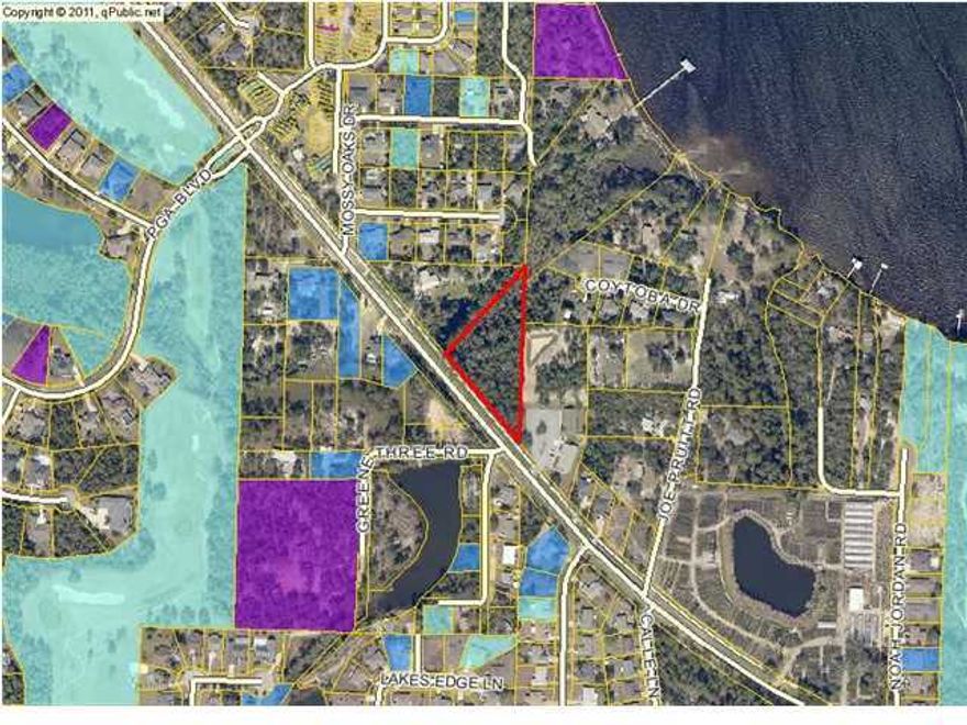 Great 2 acre lot with some of it being wetlands....the east side adjoining the Live Oak Church of Navarre property being uplands and buildable!!!Great location. Agent is relative of seller. Listing Broker/Licensee related to owner.