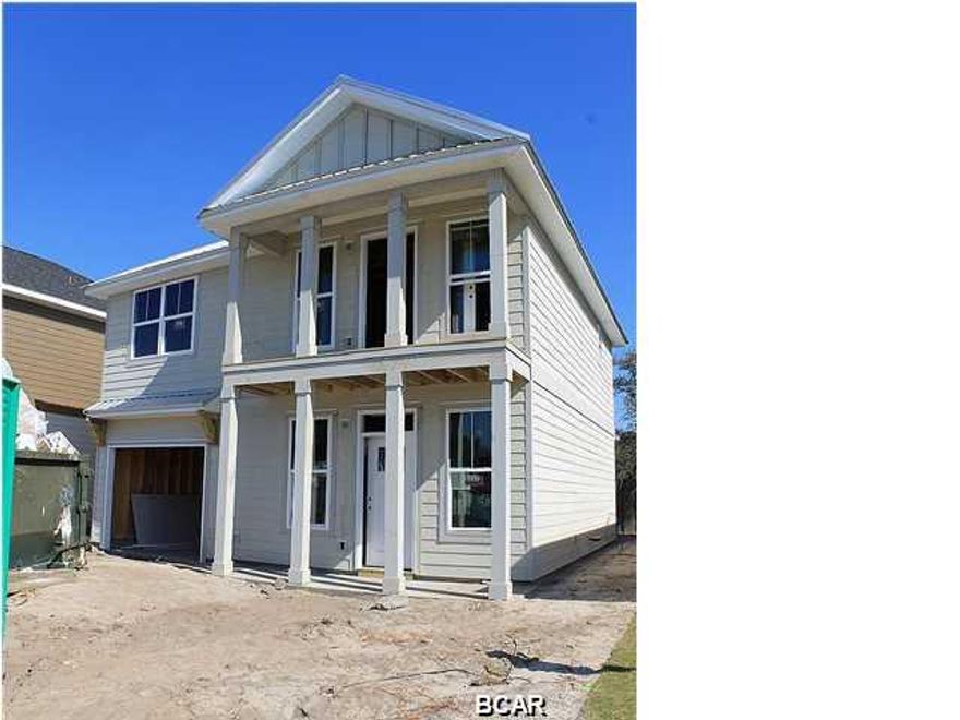 Stunning Rosemary Beach Style homes right here on Panama City Beach, This Stunning Home offers 3 Bedrooms, large Great room, Beautiful custom Kitchen, with granite countertops, upgraded lighting package, Wood looking tile floors, and stainless Steel Appliances. This Home has laundry on second floor with the bedrooms. Homes are constructed with Stucco and hardi board siding, Single Car garage. These homes are in the Hidden Lagoon subdivision which has a community pool, and paver driveways... Don't miss this New Construction home today!