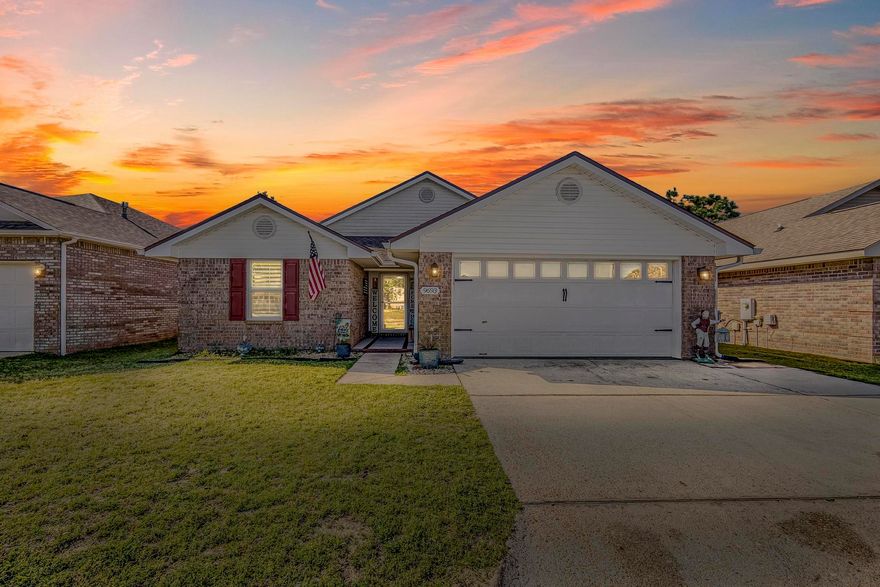 Rare opportunity to assume a VA loan at 2.75% (subject to lender approval) in a private HOA community with a community pool. This move-in ready home also features solar panels (to transfer via separate agreement, subject to qualification), offering potential energy savings. A fully enclosed, windowed back patio with A/C provides flexible additional living space year-round. Conveniently located just minutes from Navarre Beach and within close proximity to Hurlburt Field, Eglin AFB, and NAS Pensacola, ideal for military buyers and commuters. Situated in a quiet, well-maintained neighborhood designed for comfortable, low-maintenance living.