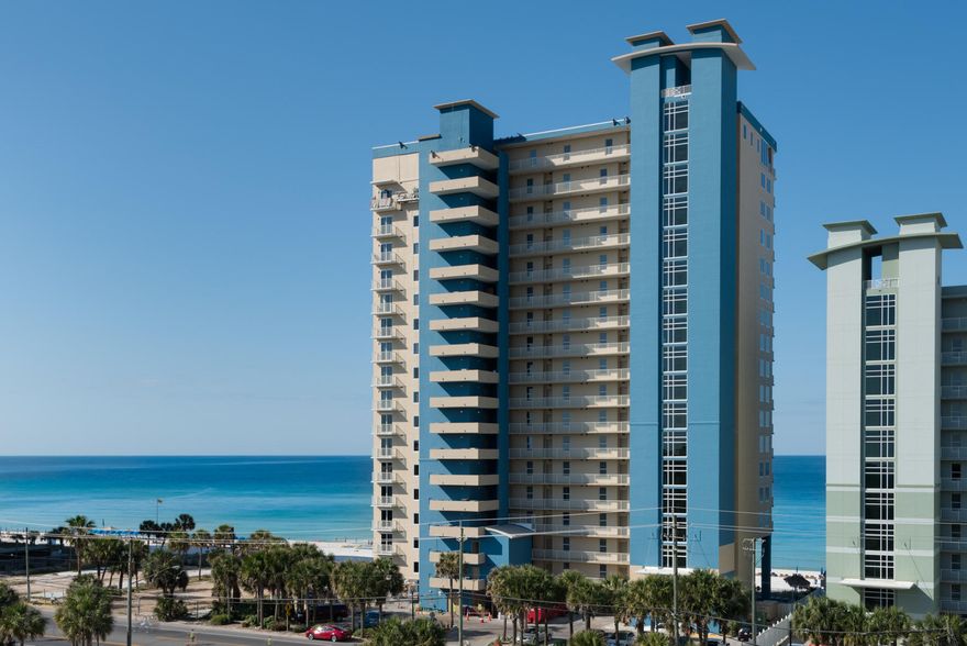 EASY SHOW IN SEASON! Don't miss this newly updated and fully furnished, Gulf Front condo that hasn't been used as a vacation rental. Investors, 2nd homeowners, or even permanent residents, will not want to miss this opportunity to get a turnkey beachfront condo that's ready for you to start enjoying. Sip coffee watching the dolphins at play right from your balcony. Take advantage of the easily accessible exercise room located on the same level, cool off in the pool, or stroll along the white sandy beaches. Updates include new sleeper sofa and love-seat, flat screen TVs in all rooms & new tv console in master, SS appliances in kitchen, barstools, fresh paint, base molding, and bedding. Grandview East condos boast tall ceilings and an open floorplan. With 3 bedrooms, 2 baths, and full