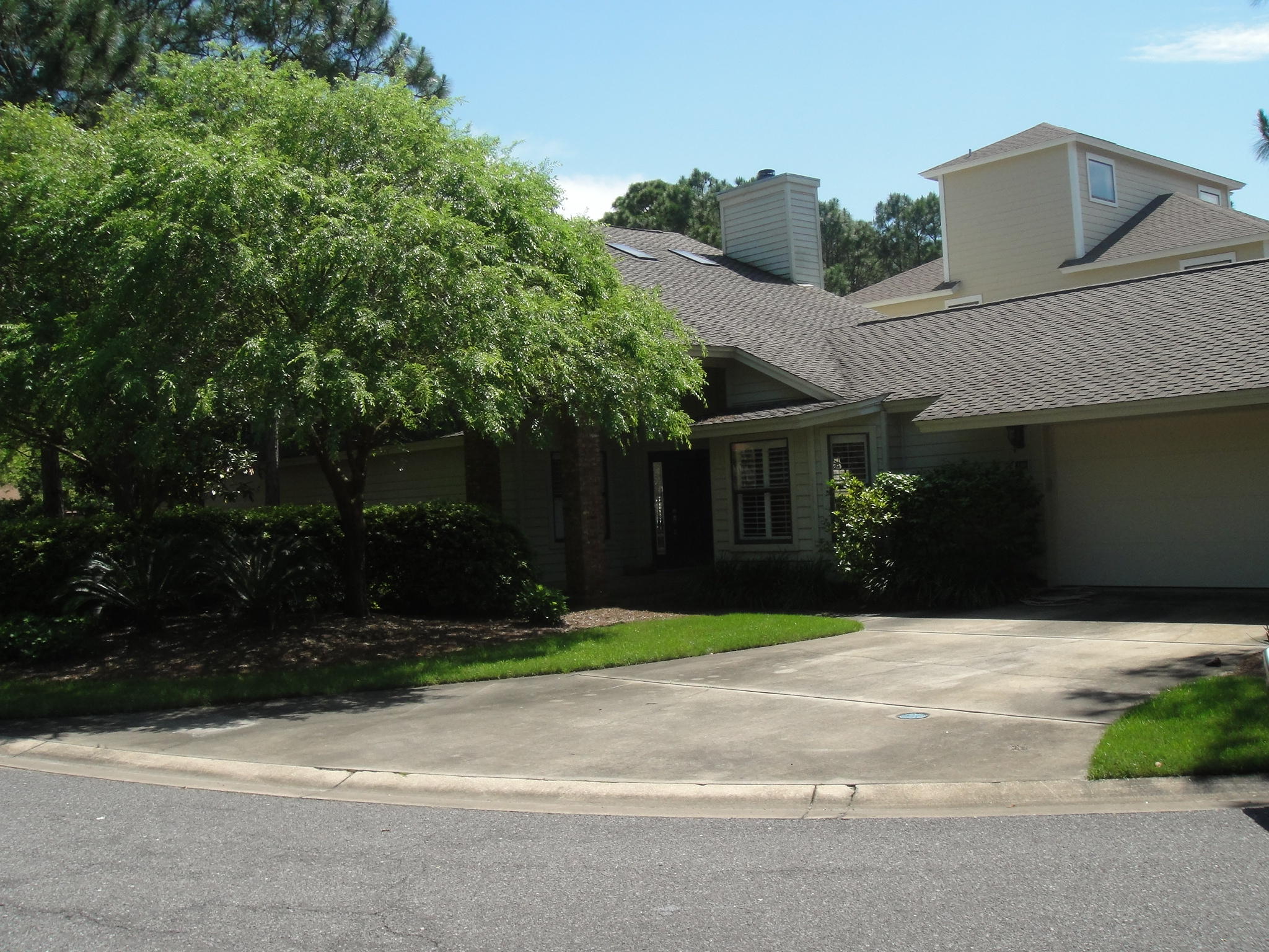 This elegant home has numerous upgrades and was completely renovated in 2005. The gourmet kitchen features custom cabinets, granite counter tops, stainless steel appliances, custom shaped island/ breakfast bar and a breakfast nook with bay windows. The large living room features soaring ceilings with skylights and a wood burning fireplace. The adjacent den/media room has fabulous built-in cabinets with a wet bar, wine fridge and ice maker. There is a large master bedroom on the first floor and two over sized additional bedrooms upstairs. The bathrooms feature custom cabinets and granite. The large 187 sq ft sun room overlooks the pond and features a built-in summer kitchen with a Kenmore elite grill. Buyer to verify all dimensions.
