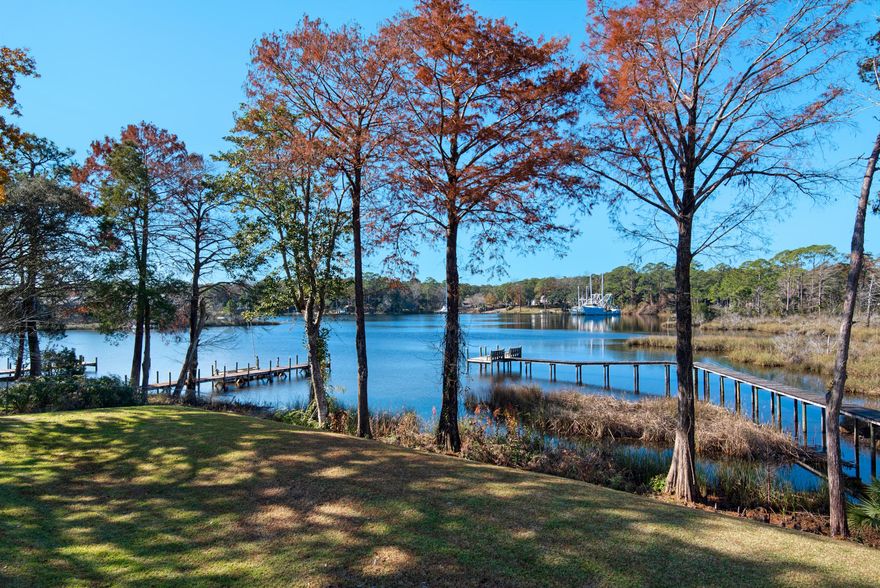 Beautiful water views,  amazing bird-watching...peaceful living at its' finest! This centrally located townhome has it all.  Its' 1645 square feet of living space with 3 bedrooms/3.5 baths and two outdoor living areas are perfect for that ''vacation at home'' lifestyle.  You need to see this one for yourself - don't wait - it will be ''SOLD'' quickly!