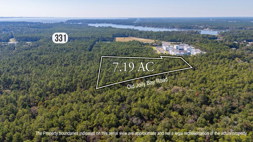 Development Opportunity! 7.19 Acres of level, wooded Land just off Hwy 331 South with a traffic signal at LaGrange Rd/Ramsey Rd & Hwy 331 South & 300+ New Apartments. New Resort RV Park planned at intersection. Old Jolly Bay Rd connects to Co. Hwy 3280 to the South (Black Creek Rd) & north to the intersection at The Shoppes of Freeport/Publix at Marquis Way. This tract has two zonings in Walton County - Commercial & Estate Residential. Over 480' of paved road frontage w/City Water & Sewer available. Ideal for Flex-Warehouse space, retail/professional space, storage, etc. Adjoining Tract of 16 Acres is For Sale totaling 23 Acres for development. Great location for easy proximity to town & South of Hwy 20!  New Developments in progress with more planned for Freeport! Opportunity is here!!