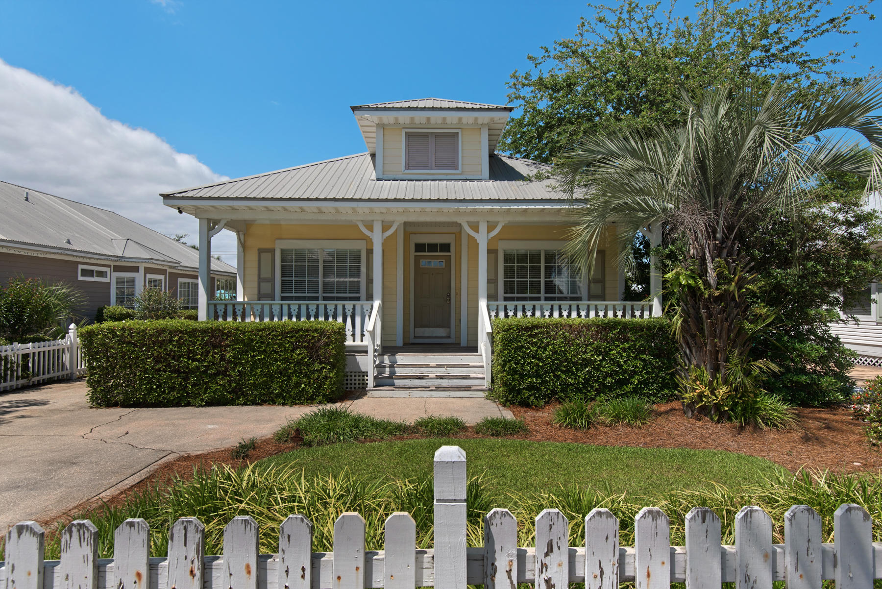 Discover, 'Pineapple Cottage,' a remarkable beach escape perfectly situated just two blocks from the Gulf of Mexico. This adorable cottage is located in the heart of Destin, within one of the most popular neighbors in the area, Crystal Beach. Boasting three bedroom and two baths, this beach retreat has been well maintained and loved, featuring an open floor plan, hardwood and tile flooring throughout and decorative, custom tile in the bathrooms. The large fenced in backyard is perfect for letting the kids and pups run, complete with an inviting back porch and a large private pool. Pineapple Cottage is a perfect opportunity for investors and is conveniently located in close proximity to a public beach access. This home is being sold furnished and rental ready. Call today to see this gem!