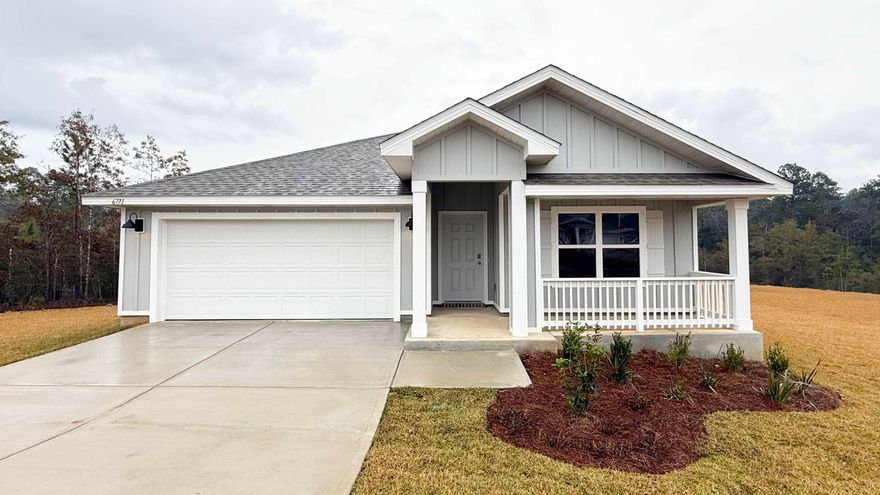 BEAUTIFUL NEW HOME, ALMOST COMPLETE AND MOVE IN READY in Heritage Plantation! A rural, natural setting with hard-to-find LARGE homesites. The highly desirable Cali floorplan, one of our hottest designs: FABULOUS Open concept for relaxed living. '4 beds, 2 baths', 2 car garage, irrigation system & gas water heater. Beautiful kitchen with: Large Island bar, stainless appliances, built in microwave, smooth-top range, quiet dishwasher, pantry & a roomy dining area. Striking wood-look flooring & plush carpet in bedrooms. Spacious bed-1 & adjoining bath has a large walk-in closet, extra-large storage closet, double sink vanity & large shower. The Smart Home 'Connect' System includes several convenient Smart Home devices. STYLISH & durable Hardie exterior makes for awesome curb appeal. MUST SEE.