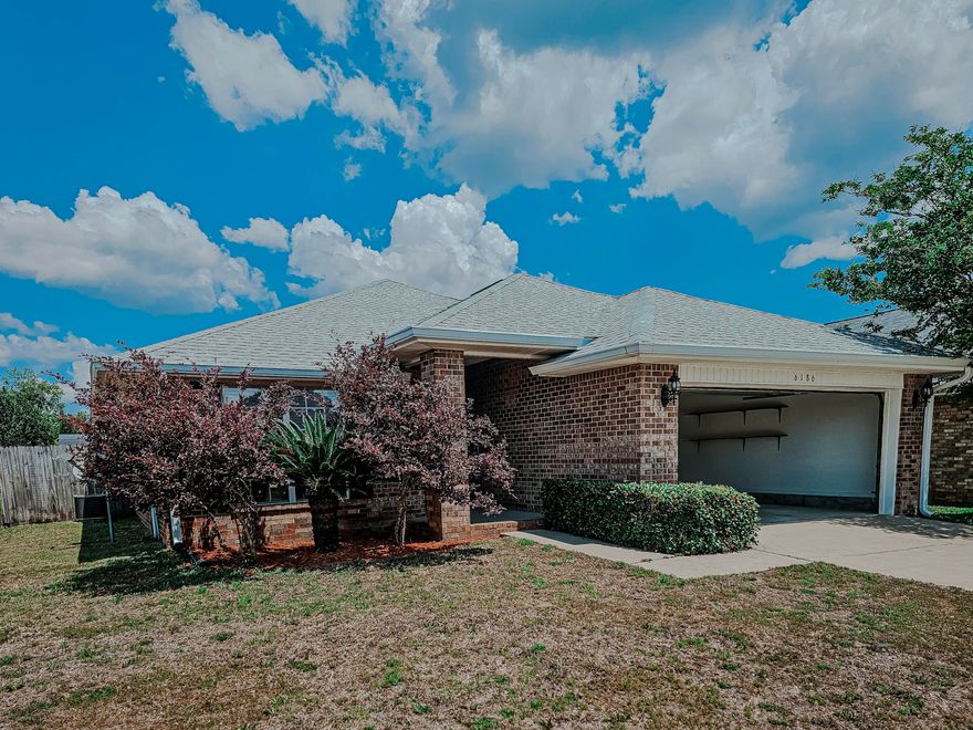 Welcome to this lovely 4 bed, 2 bath brick home in Jaimee's Ridge subdivision!Recent updates include new roof, HVAC, water heater, LVP flooring throughout, freshly painted interior and new blinds on all windows. You will enjoy vaulted ceilings, an open floorplan in the kitchen, dining, and living room, as well as the split bedroom layout.Two car garage with pull down access to attic storage. Covered back porch 6' x 7' and fully fenced yard, perfect for any lifestyle. Underground sprinklers installed and working.Conveniently located to Whiting Field, Pace and Pensacola as well as restaurants, shopping, entertainment, and medical facilities.