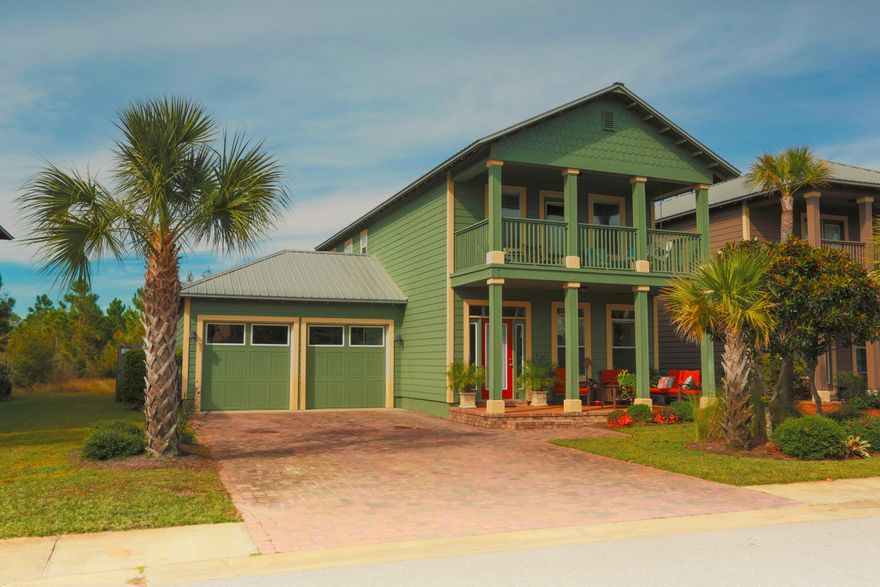 Charming and affordable Florida cottage-style home located in the Eagle Bay subdivision of north Santa Rosa Beach. This 1,758 square-foot home features three bedrooms, two and -1/2 bathrooms, nine foot ceilings, an open kitchen/living area, 2-car garage, and much more! Enjoy the sleek look of the stainless steel appliances and nice breakfast bar in the kitchen, as well as the refinished cabinets and backsplash. Both the 1st and 2nd floors offered covered porch areas, and the back yard is fenced to ensure privacy from your neighbors. This property is centrally located to Destin, the Beaches of South Walton, and Panama City. Call to coordinate your showing appointment as this property will not last long! Buyer must verify all data and information.