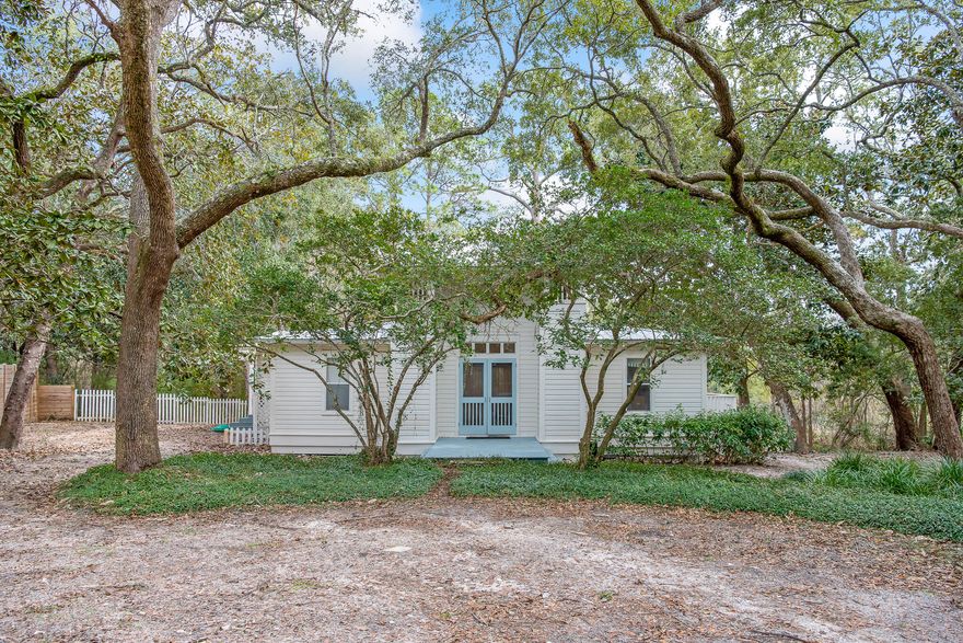 81 Grayton Trails Road is nestled in the historic and eclectic community of Grayton Beach on .9 acre lot (one of the largest in Grayton Beach). This 3 bedroom, 2 full bathroom home was designed by Tom Christ and built in 1988. There is more than enough room for an addition to the home or a separate structure, such as a carriage house or garage. This home features recently updated flooring throughout the home, brand new renovated kitchen and master bathroom, and direct Western Lake access. The exclusive road of Grayton Trails offers overarching century-old oaks, shady magnolia, and towering pine trees creating a dense canopy - arguably one of the finest and serene settings on all of Scenic Highway 30A.