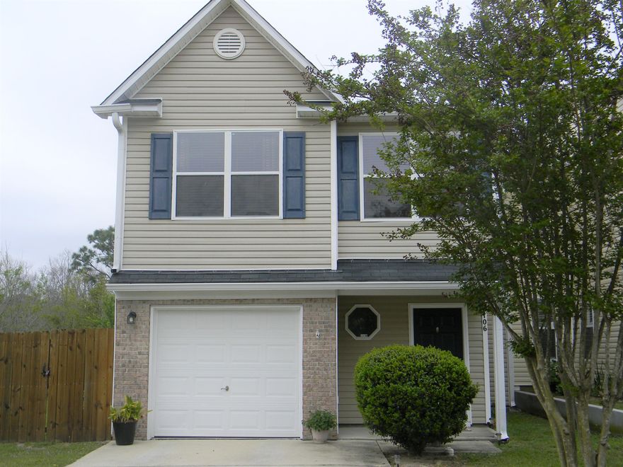 Well-maintained and priced to sell, this lovely Townhome is centrally located in northeast Crestview near ball fields, walking paths, schools and shopping. This home has four bedrooms (all located on upper level) and 2.5 bathrooms, large walk-in closets through-out. The Master bath features a garden tub and spacious walk-in closet. The dining/living area have plenty of space for family gatherings. The backyard is host to many beautiful plants, a raised garden area, patio for entertaining/grilling and a nice privacy fence. This is a perfect starter home or investment property!