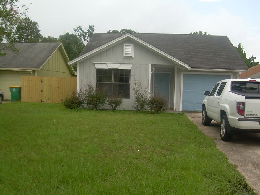 Renovated, New cabinets, counters, Appliances, paint, carpet, fans, and many more. This home has such a calm about it. 3 Patio's, large yard, privacy fence. Call and make an appointment with your realtor. Warranty on appliances. Please use ''AS IS'' contract to make offer.