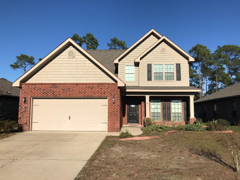 **REO Property** Buyer backed out at last minute. This 4 bedroom 2.5 bath home is located in Driftwood Estates. It is the ''Grace'' 2-story DR Horton floor plan. Home is in good condition and has hardwood floors in main living areas with tile floors in laundry & bathrooms. and carpeting in bedrooms. Bathrooms & kitchen have granite counter tops with kitchen featuring a large kitchen island. Open floor plan has the kitchen, living, and dining rooms in an open space. Home has a 2- car garage & an aluminum fenced back yard that overlooks a pond. Master bedroom on the first floor has large master bath, his & hers sinks separated by a large walk-in closet. 2 bedrooms have Jack & Jill bathroom layout. Close to community Pool & Playground.