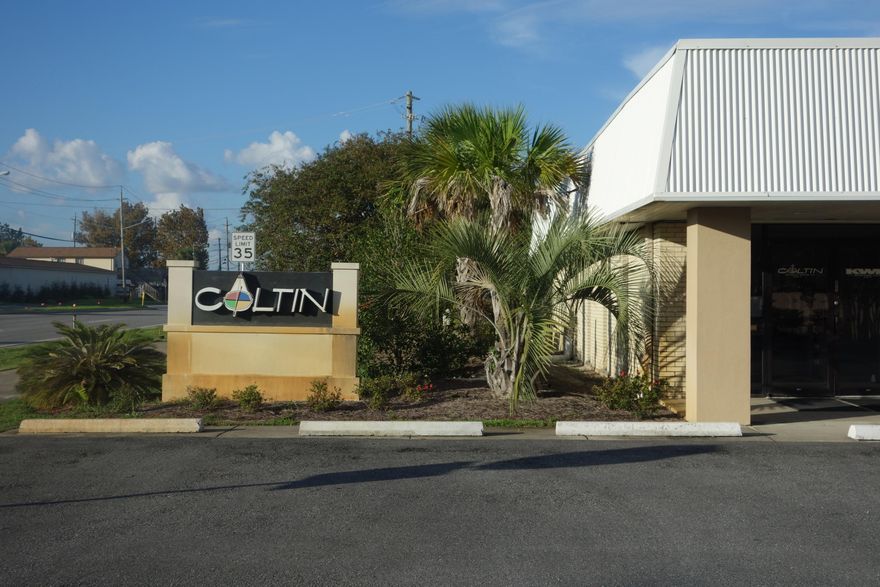 Former Destin Log newspaper location now home of Coltin Electric. Building has 13,090 SF total with 6550 SF office space and 6,540 SF of warehouse space with loading dock. Great location one block north of Hwy 98 and south of Destin airport. Renovations made to office area in last 3 years including new restrooms and office finishes. Separate south and north entrances for possible two tenants. Electrical service 480 volt 3 phase for commercial equipment. Zoned CG (Commercial General).Buyer to confirm all dimensions and square footage. Square footage per survey provided the Seller. Survey and plan layout under DOCUMENTS tab.