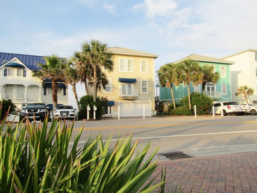 First time on the market since new.  Back Up Offers Will Be Considered.  Unparalleled direct gulf views from all three levels. This beachfront retreat has been meticulously maintained with no expenses spared. This one owner property has never been rented but is being sold furnished and ready for your real estate goals. Area projections suggest a potential of $200k gross revenue. This property features ample off-street parking plus a two-bay upgraded garage with high-quality epoxy floors. Enter into an open floor plan highlighting two spacious gulf front bedrooms (one used for office currently) on the first level, sharing a jack-n-jill bathroom and allowing access to the rear decks and private beach path. Immediate showings available.  Call your agent today.