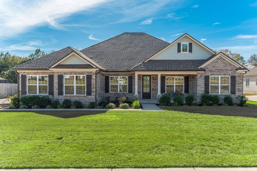 Under contract with a kick out clause.  Heated saltwater pool home.  Conveniently located in Baker, This home features 10' ceilings that highlight the open concept in the heart of the home. A bonus room with French doors can be used as an office, study, or home gym. The master suite boasts a large garden tub, tiled shower, private toilet, double sinks, and dual walk-in closets. A second wing of the house holds two bedrooms with a shared bathroom. The third wing holds a separate guest room and a bathroom with a walk-in shower. The covered back patio offers an escape to view the heated saltwater gunite pool that has been fully screened-in. There is also a 20x30 detached garage with electricity that can be used for additional storage or a workshop.