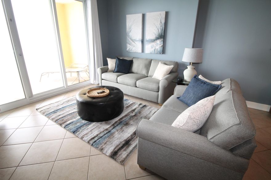 The condo has a assigned parking space under roof. The balcony is 10x27 feet convex. The unit will convey fully furnished and rental ready. Second bedroom bathroom has a walk-in shower. There is a outside closet adjacent to unit.