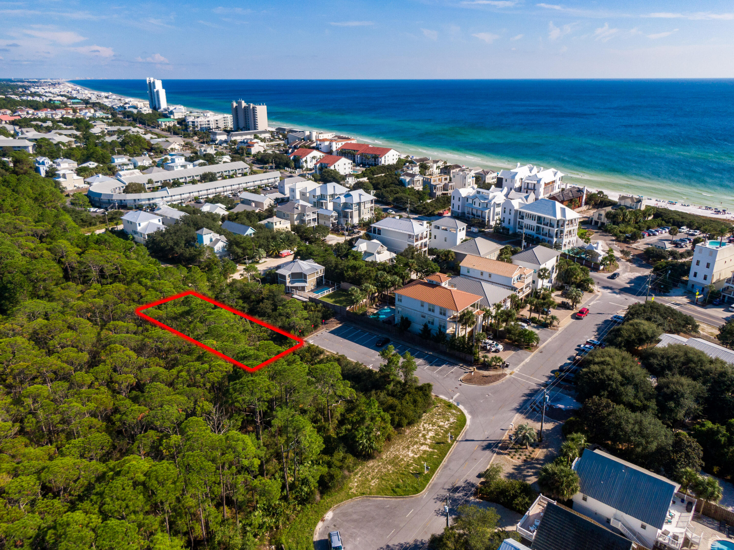 Gulf views with easy Beach access. Endless possibilities, this premium lot is located less than 750 feet from the Santa Clara Beach Access. One of the best locations available at this price, build your home on this lot and enjoy views of the Gulf of Mexico. Located in heart the of Seagrove Beach, this lot offers the Epitome of 30A living. Traverse East or West on 30A to explore the local dining and entertainment. Seaside is 1 mile to the West, Publix in WaterColor is just 1.5 mile to the North. Rosemary and Alys Beach are just 15 minutes to the East. Dont let this rare opportunity slip away ! The Santa Clara Beach Access is newly renovated, features showers, restrooms and of course the famous white sand of the Emerald Coast. From Northwest Florida Beaches International Airport (ECP), you could be pulling in to your newly built home or rental property, and headed to the beach within 45 minutes.