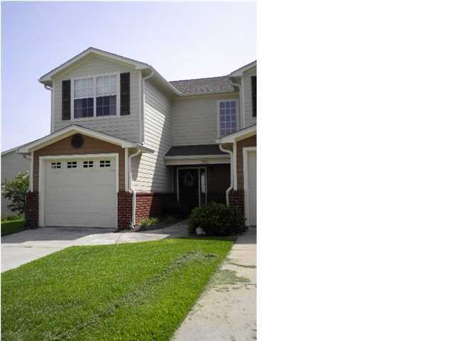 End unit! Call today to see this 3BR/2.5BA townhouse with pool out back, additional parking right next to this end unit, open floor plan with living room, dining area, kitchen and half bath downstairs; Master bedroom and bath, two additional bedrooms and additional full hall bath upstairs! One car garage with opener. Washer and dryer included! Owner will consider a small pet. Yard maintenance is provided by the association (except flower beds). This is the preferred unit, don't miss out!