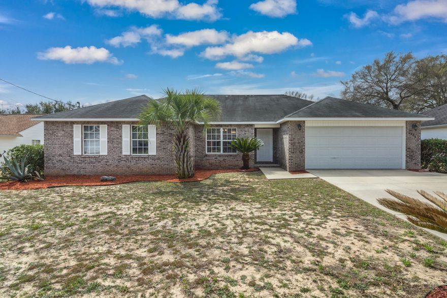 *SHOWINGS START FRI 3/26* NEW Roof with acceptable offer! MOVE-IN ready 4 bedroom home with formal dining area. Luxury vinyl plank flooring installed 2018 in main areas and bathrooms, carpeted bedrooms. Open concept kitchen features eat-in breakfast nook and overlooks living room. Split bedroom floor plan allows for 3 roomy bedrooms and one shared bathroom separate from master suite. Master bedroom has HUGE walk-in closet! Master bath has double vanity and shower/tub combo. LARGE backyard with plenty of room- fully fenced! Ready for new owners- schedule your showing! Buyer to verify all information deemed pertinent.