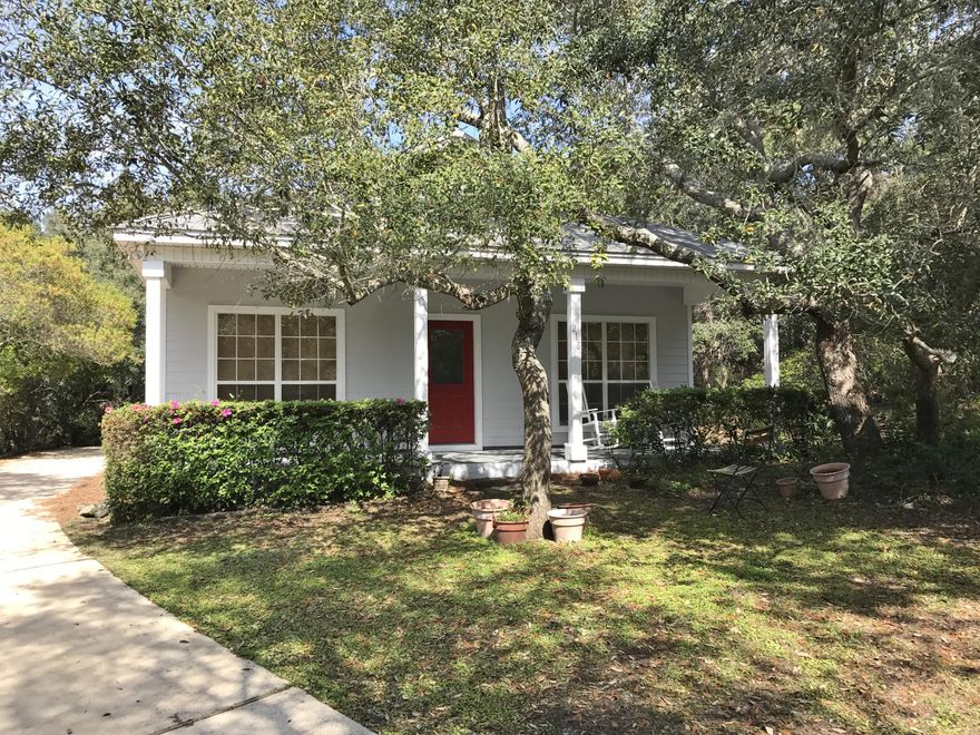 Great beach cottage priced to sell in Beach Highlands and a short walk to the new gulf front park. This 3 bedrooms/2 full baths one story home has an open floor plan with a large master bedroom that steps outside to a screened in back porch overlooking the spacious back yard. The large backyard yard has room for a pool and garage/guest quarters. The front yard has great curb appeal with beautiful live oaks. Newly painted inside.