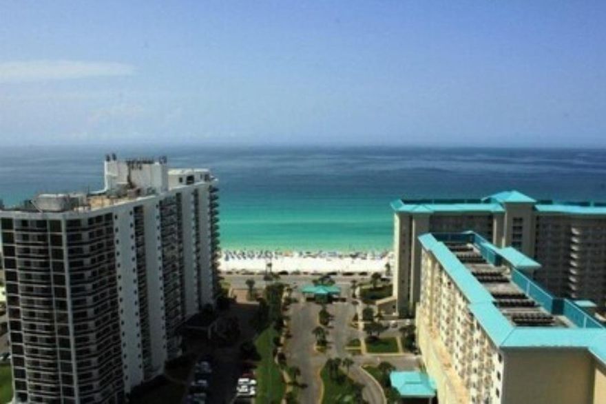 Great investment property opportunity! Stunning views in every direction from this condo! Nicely furnished in a coastal theme. New A/C in 2018, new dishwasher in 2020, new washer and dryer in 2021. This condo is ready to go! Ariel Dunes provides all Seascape resorts amenities including: 18-hole golf course, 2 full size pools, basketball courts, tennis courts, pickleball courts, and full-service Cabana Cafe restaurant with live entertainment.