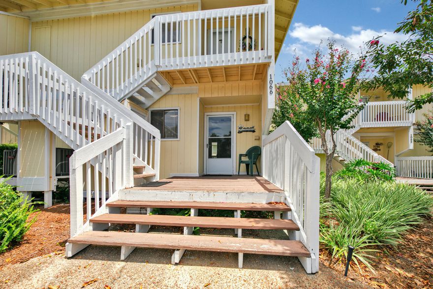 Beautiful downstairs one bedroom condo + custom bunkbeds with tons of recent renovations and updates!
This well appointed 708 square-foot condo at Sandpiper Cove is directly on the 7th green of the golf course.  The canal is steps away and the beach is directly across the street.  The owner recently installed LVT flooring throughout the unit.  The owner installed a custom bunk bed built in.  Brand-new mattresses in bunk beds and queen-size sleeper sofa.  The entire unit has just been painted.  Best of all you can sleep 6 people easily and comfortably.
 
There is convenient parking directly in front of your condo. This unit has 2 balconies offering pretty views of the golf course.  If you looking for a turnkey unit to put on the rental market, use as a 2nd home or even primary residence unit 1066 is the perfect property for you. This is by far the nicest Sandpiper Cove one-bedroom unit available!