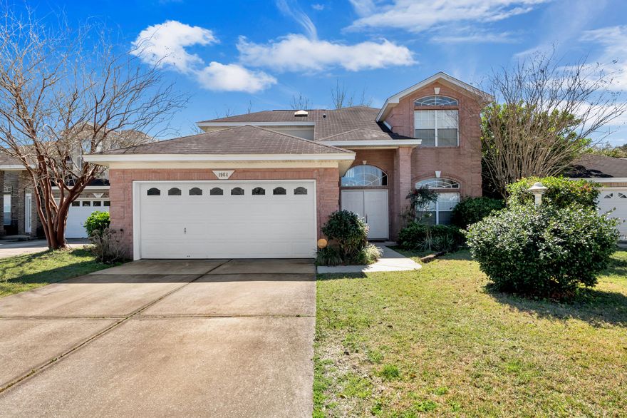 Looking for a home close to everything? Check out this home in the Northridge Creek Subdivision which is less than 7 miles from both Eglin and Hurlburt Field. As you enter the foyer you are welcomed into the formal dining room with crown moulding which extends to the kitchen with solid surface counter tops and lots of natural light. The breakfast bar opens to the covered patio and into the massive living room with 20+ feet high ceilings, an inviting gas fireplace and wood flooring. This home features a master suite on the 1st floor. The downstairs master bath features a jetted tub and separate shower, dual vanities and the master bedroom has a patio door for access to the open patio outside. Upstairs features a 2nd master for a mother in law suite or teenage retreat. Enjoy summer