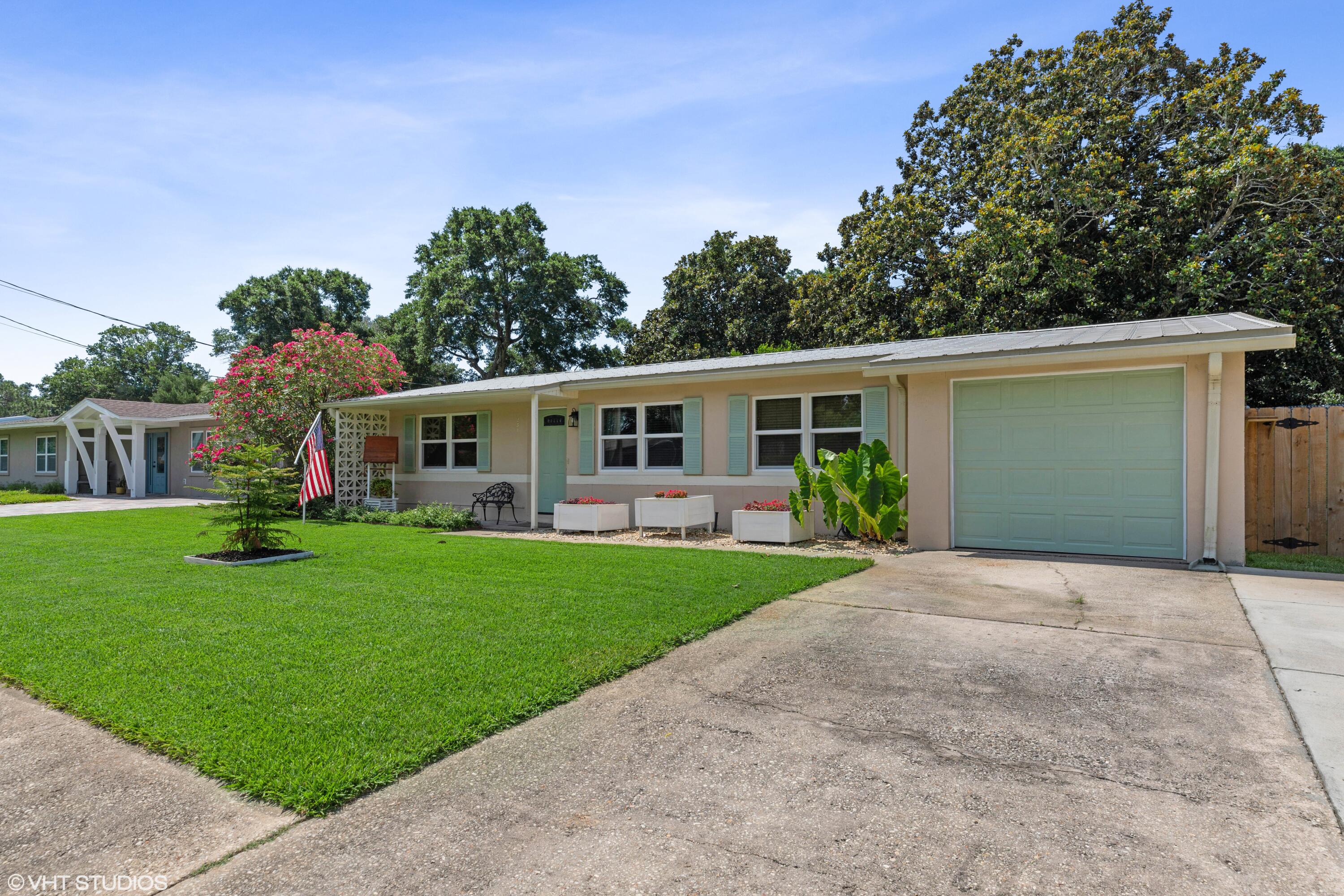 Back on the Market! Beautifully updated! The sellers did a wonderful job creating this warm and welcoming home. Conveniently located 2.5 miles from Hurlburt AFB, schools, and shopping, with a play ground for children just around the corner. The kitchen was updated with new Frigidaire appliances in June 2022. Spacious and bright with 3 beds 2 baths and a flex space. It features wood look tile and carpet, a lush fenced yard, screened patio, gas grill, and shed. The one car garage has been converted into a flex space with storage. Schedule your showing today!