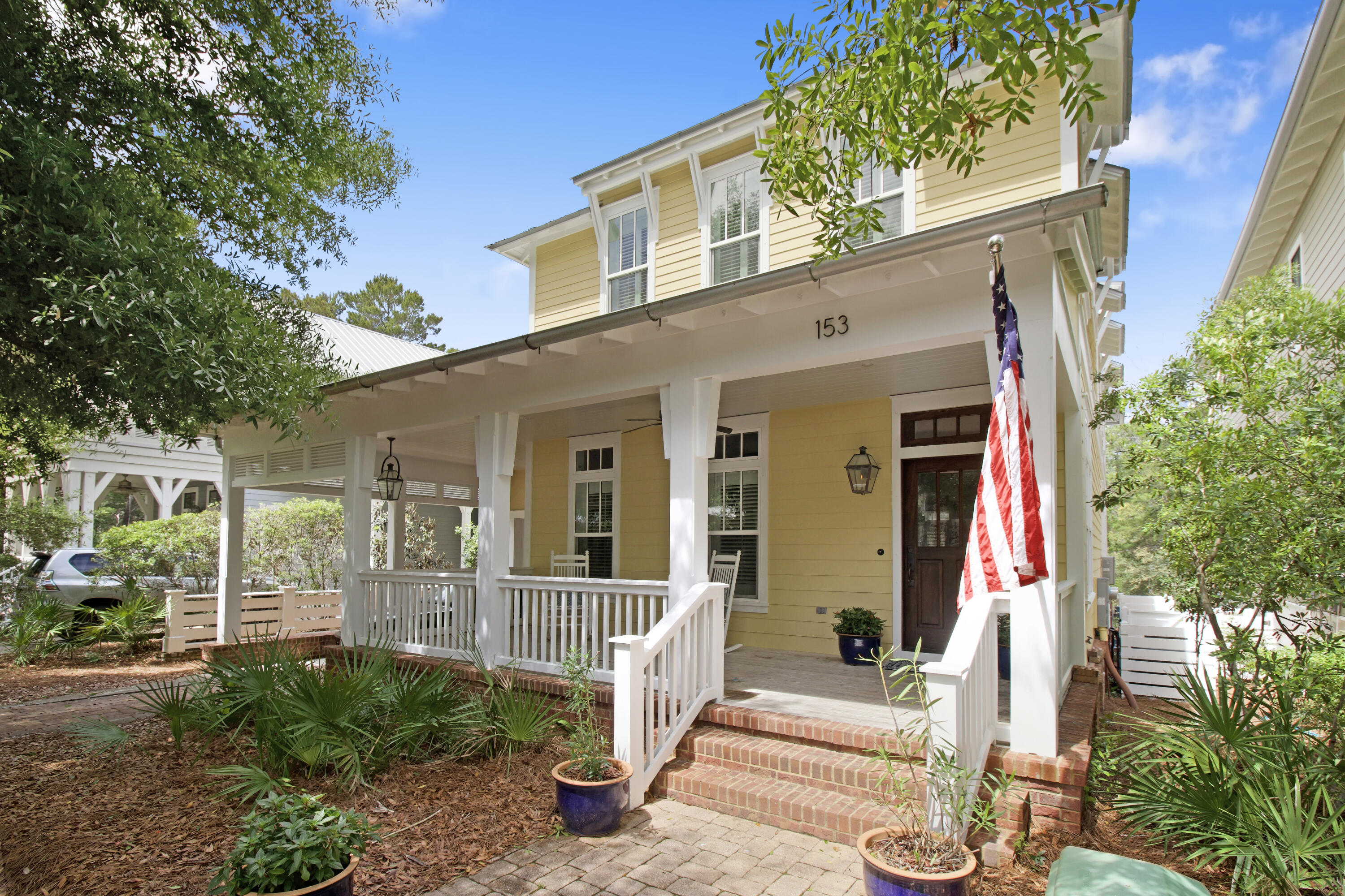 The quintessential entertaining home is now available with zero reason to wait to experience the life of your dreams on 30A! This home also features the top-of-the-line American Home Shield 'Shield Complete' Home Warranty 1 yr post closing!Forest Lakes is one of 30A West's most desirable, gated communities. This custom built home by Luke & Blues offers the perfect blend of coastal with craftsman quality and design on a larger than average lot for the community backing to preserve. If outdoor living is as important as indoor living for you, this is likely your one. Enjoy over 1400 SF of outdoor covered porches, not to mention, the 24 x 30 in-ground pool with a spacious sun deck with an